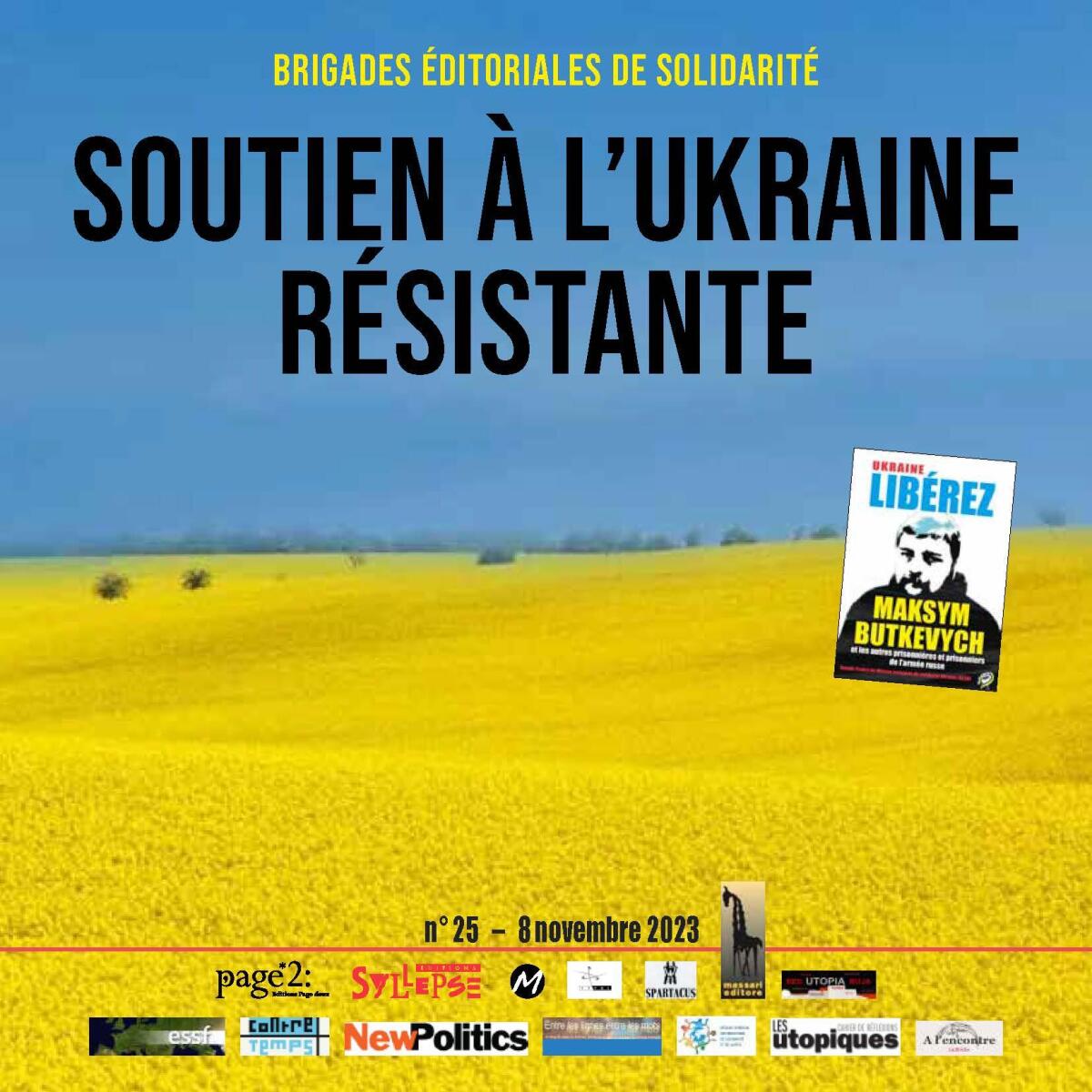 Soutien à l'Ukraine résistante, n°25
