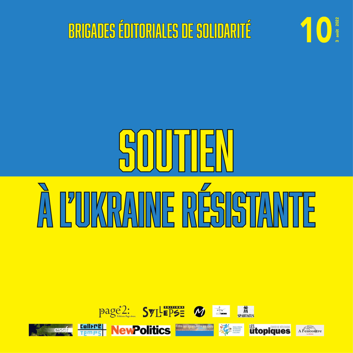 Soutien à l'Ukraine résistante, n°10