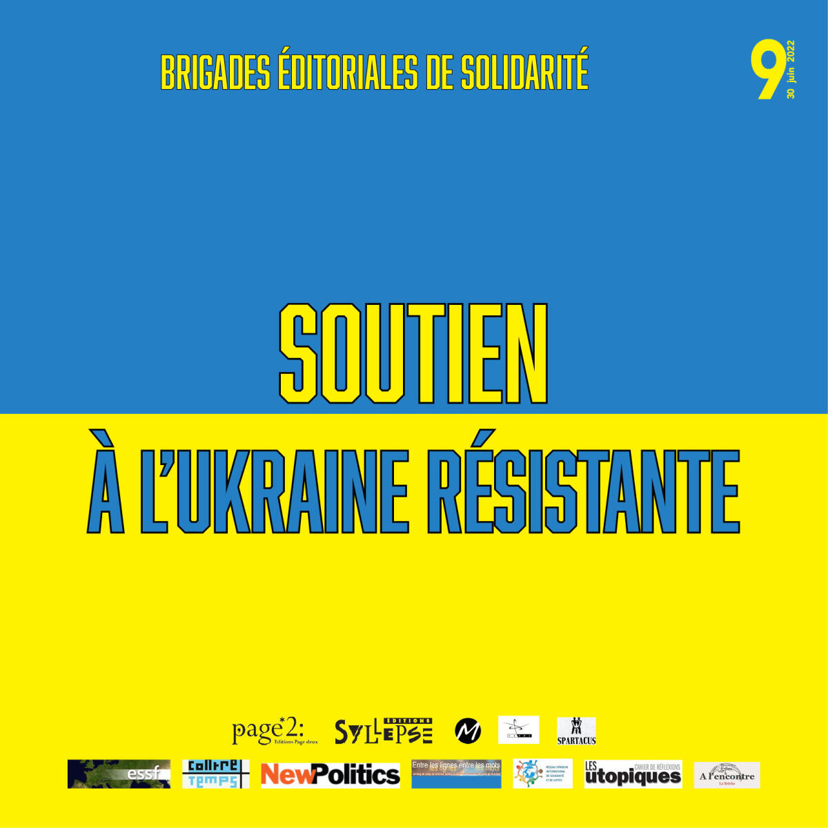 Soutien à l'Ukraine résistante, n°9