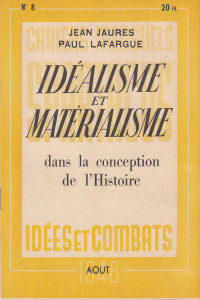 Idéalisme et matérialisme dans la conception de l'histoire