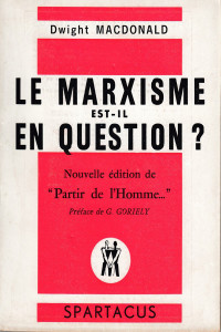 Le marxisme est-il en question ?