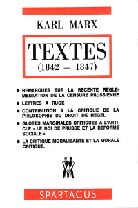 Textes (1842-1847)