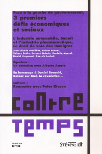 Face à la gauche de gouvernement: trois défis